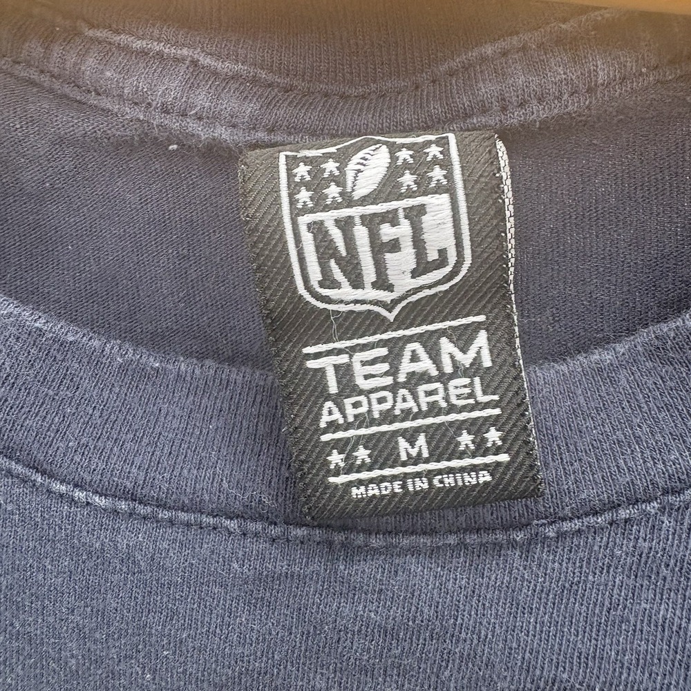 Vintage Glitter Dallas Cowboys Shirt Mens Medium Blue 90s Football NFL USA - Picture 4 of 5